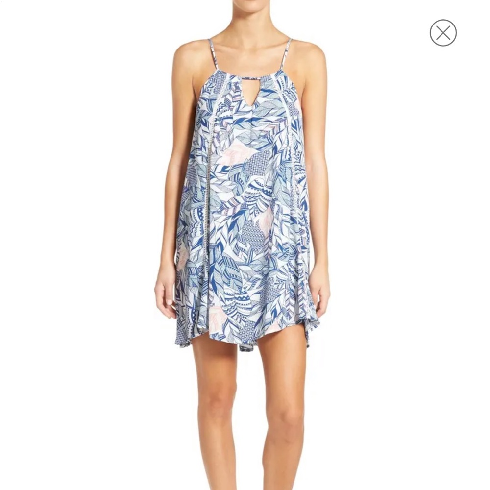 Nordstrom Paper Crane Shift Print Dress